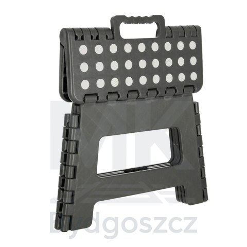 Stołek taboret składany antypoślizgowy 22cm ciemny szary Stołek taboret składany antypoślizgowy 22cm ciemny szary