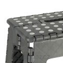 Stołek taboret składany antypoślizgowy 22cm ciemny szary