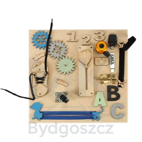 Tablica manipulacyjna drewniana 30 x 30 cm Tablica manipulacyjna drewniana 30 x 30 cm