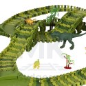 Tor wyścigowy dinozaury samochody XXL TRACK 240 elementów