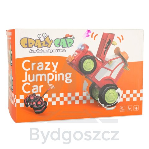Traktor ciągnik zdalnie sterowany na pilota RC skaczący tańczący dźwięk czerwony Traktor ciągnik zdalnie sterowany na pilota RC skaczący tańczący dźwięk czerwony