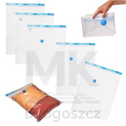 Worki próżniowe na ubrania 5 sztuk 60x80cm