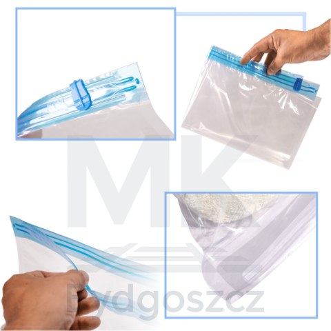 Worki próżniowe rolowane na ubrania 9 sztuk 3 rozmiary 35x50cm, 40x50cm, 50x70cm Worki próżniowe rolowane na ubrania 9 sztuk 3 rozmiary 35x50cm, 40x50cm, 50x70cm