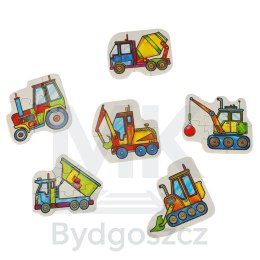 ALEXANDER Puzzle dla maluszków - maszyny budowlane 2+