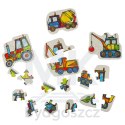 ALEXANDER Puzzle dla maluszków - maszyny budowlane 2+