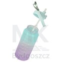 Butelka na wodę bidon ze słomką motywacyjna z miarką siłownia fitness 2L