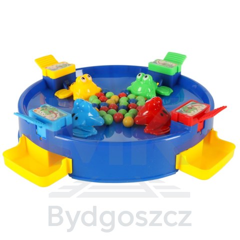 Gra zręcznościowa głodne żabki skaczące żaby 4 graczy 3+ XXL niebieska Gra zręcznościowa głodne żabki skaczące żaby 4 graczy 3+ XXL niebieska