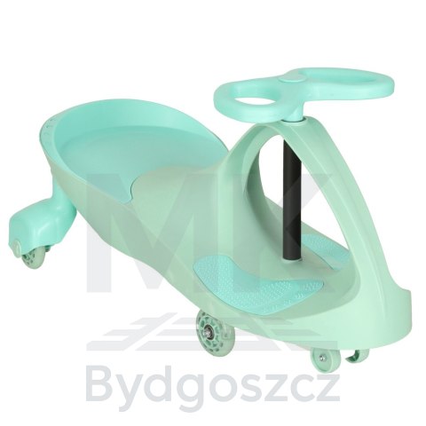 Jeździk grawitacyjny LED Swing Fix S3 świecące koła miętowy