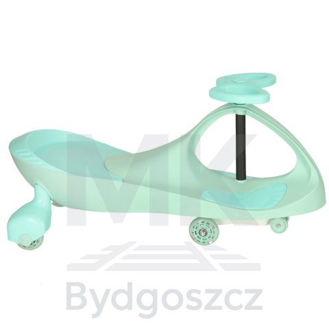 Jeździk grawitacyjny LED Swing Fix S3 świecące koła miętowy Jeździk grawitacyjny LED Swing Fix S3 świecące koła miętowy