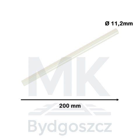 Klej na gorąco wkłady do pistoletu bezbarwny 11mm x 200mm 1kg Klej na gorąco wkłady do pistoletu bezbarwny 11mm x 200mm 1kg