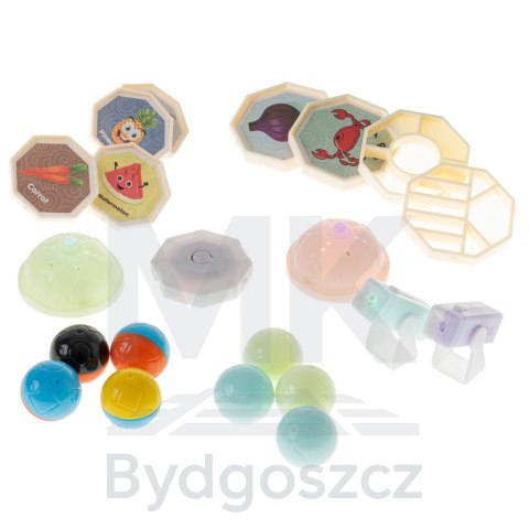 Klocki magnetyczne marble tor kulkowy świecący 202 elementy Klocki magnetyczne marble tor kulkowy świecący 202 elementy
