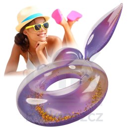 Kółko do pływania koło dmuchane syrena z brokatem galaxy 94 cm XXL max 60kg