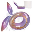 Kółko do pływania koło dmuchane syrena z brokatem galaxy 94 cm XXL max 60kg
