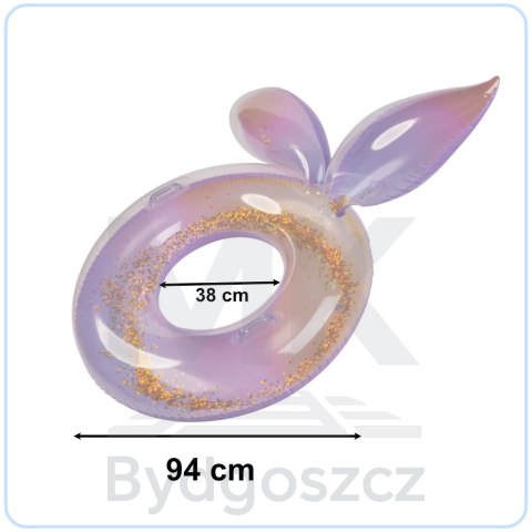Kółko do pływania koło dmuchane syrena z brokatem galaxy 94 cm XXL max 60kg Kółko do pływania koło dmuchane syrena z brokatem galaxy 94 cm XXL max 60kg