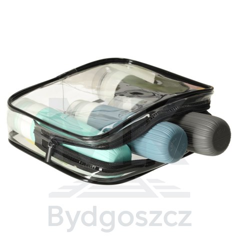Kosmetyczka przezroczysta transparentna podróżna organizer do samolotu 3 sztuki Kosmetyczka przezroczysta transparentna podróżna organizer do samolotu 3 sztuki