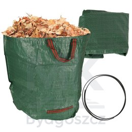 Kosz ogrodowy na liście odpady worek 272 l duży