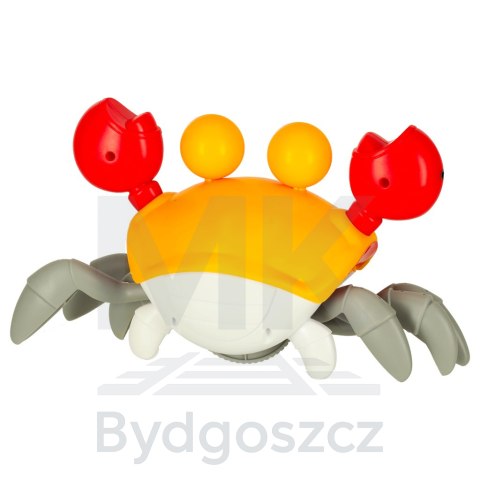 Krab uciekający pełzający czujnik interaktywna akumulator USB czerwony Krab uciekający pełzający czujnik interaktywna akumulator USB czerwony