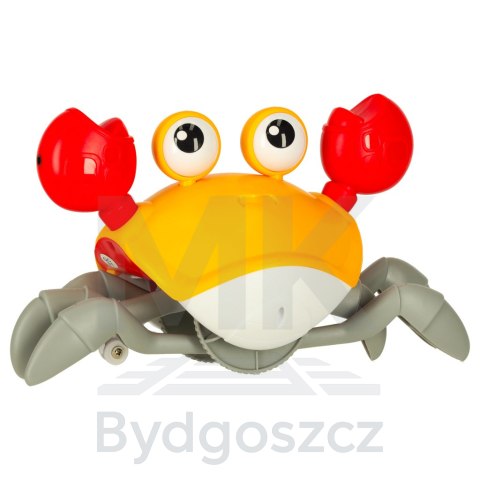 Krab uciekający pełzający czujnik interaktywna akumulator USB czerwony Krab uciekający pełzający czujnik interaktywna akumulator USB czerwony
