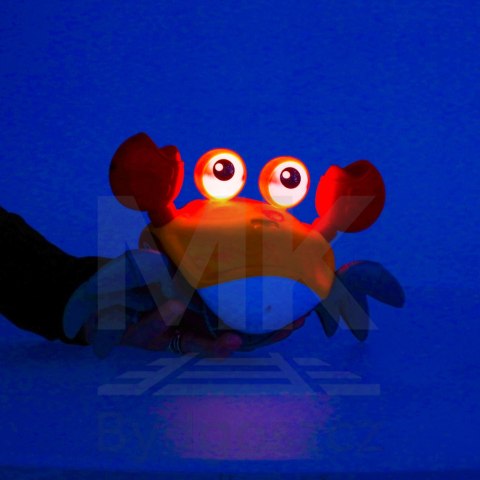 Krab uciekający pełzający czujnik interaktywna akumulator USB czerwony Krab uciekający pełzający czujnik interaktywna akumulator USB czerwony