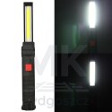 Lampa warsztatowa latarka LED USB 5 trybów składana magnes hak akumulator 1200 mAh 200 lm KAFUWELL