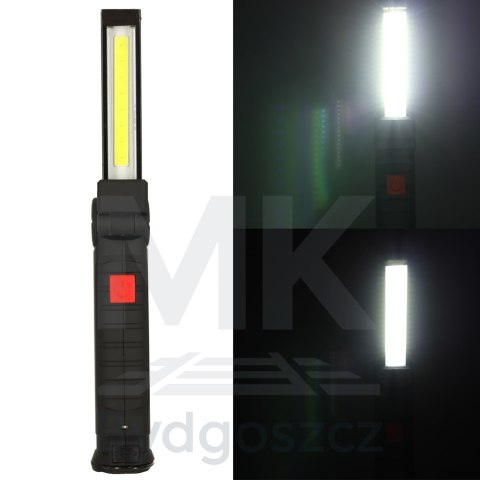 Lampa warsztatowa latarka LED USB 5 trybów składana magnes hak akumulator 1200 mAh 200 lm KAFUWELL Lampa warsztatowa latarka LED USB 5 trybów składana magnes hak akumulator 1200 mAh 200 lm KAFUWELL