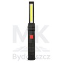 Lampa warsztatowa latarka LED USB 5 trybów składana magnes hak akumulator 1200 mAh 200 lm KAFUWELL