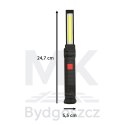 Lampa warsztatowa latarka LED USB 5 trybów składana magnes hak akumulator 1200 mAh 200 lm KAFUWELL