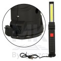 Lampa warsztatowa latarka LED USB 5 trybów składana magnes hak akumulator 1200 mAh 200 lm KAFUWELL
