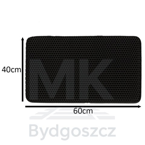 Mata pod kuwetę dla kota wodoodporna dwuwarstwowa 40x60cm XXL Mata pod kuwetę dla kota wodoodporna dwuwarstwowa 40x60cm XXL