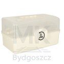 Organizer na leki pojemnik pudełko kasetka apteczka duży XL na zamek skrzynka 29x16x15cm