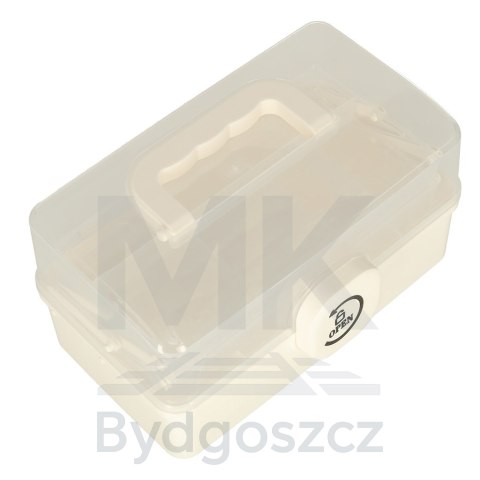 Organizer na leki pojemnik pudełko kasetka apteczka duży XL na zamek skrzynka 29x16x15cm Organizer na leki pojemnik pudełko kasetka apteczka duży XL na zamek skrzynka 29x16x15cm