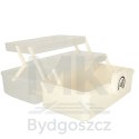 Organizer na leki pojemnik pudełko kasetka apteczka duży XL na zamek skrzynka 29x16x15cm