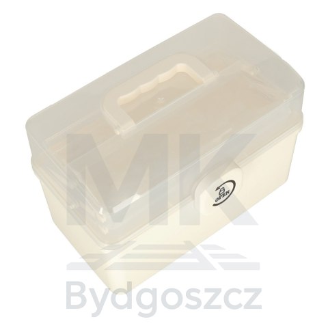 Organizer na leki pojemnik pudełko kasetka apteczka duży XXL na zamek skrzynka 34x19x22,5cm Organizer na leki pojemnik pudełko kasetka apteczka duży XXL na zamek skrzynka 34x19x22,5cm