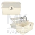 Organizer na leki pojemnik pudełko kasetka apteczka duży XXL na zamek skrzynka 34x19x22,5cm