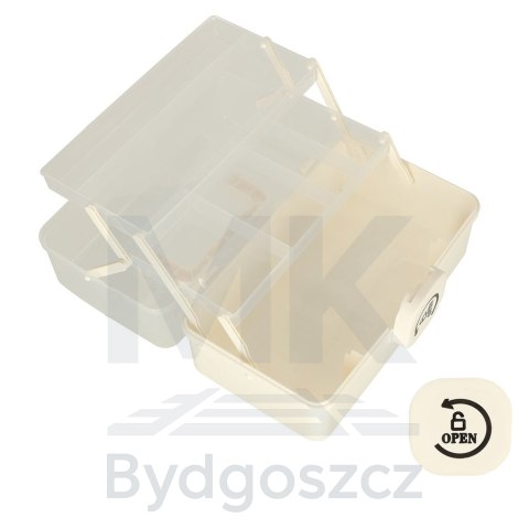Organizer na leki pojemnik pudełko kasetka apteczka duży XXL na zamek skrzynka 34x19x22,5cm Organizer na leki pojemnik pudełko kasetka apteczka duży XXL na zamek skrzynka 34x19x22,5cm