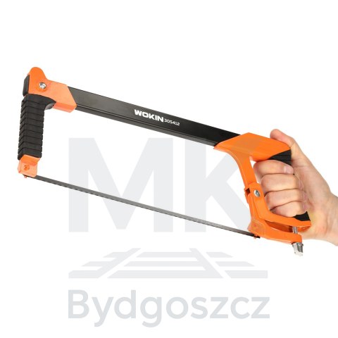Piła ręczna brzeszczot do metalu kabłąkowa aluminiowy uchwyt regulacja ostrza 300 mm WOKIN Piła ręczna brzeszczot do metalu kabłąkowa aluminiowy uchwyt regulacja ostrza 300 mm WOKIN