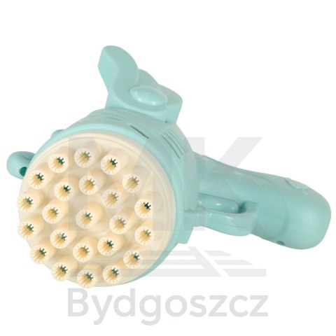 Pistolet do baniek mydlanych bańki mydlane ze skrzydłami niebieski Pistolet do baniek mydlanych bańki mydlane ze skrzydłami niebieski