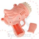 Pistolet do baniek mydlanych bańki mydlane ze skrzydłami różowy