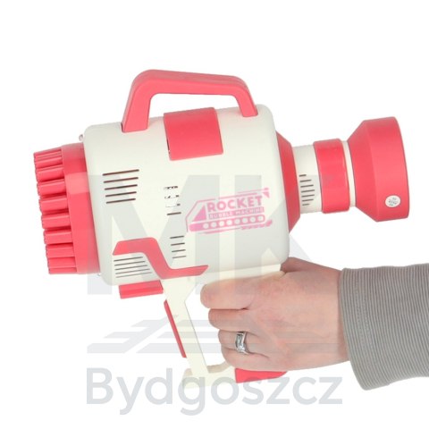 Pistolet maszynka do baniek mydlanych bańki mydlane światła różowy Pistolet maszynka do baniek mydlanych bańki mydlane światła różowy