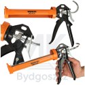 Pistolet wyciskacz do silikonu akrylu kleju kartuszy mas obrotowy korpus 360 255mm WOKIN