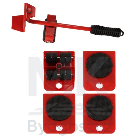 Rolki do transportu zestaw do przesuwania mebli 150kg 5w1 Rolki do transportu zestaw do przesuwania mebli 150kg 5w1