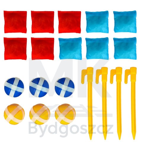 Rzut do celu rzutki na rzepy 2w1 zestaw animacyjny piłki woreczki 21el. Rzut do celu rzutki na rzepy 2w1 zestaw animacyjny piłki woreczki 21el.