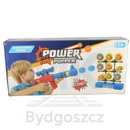 Strzelanie do celu ruchoma tarcza gra zręcznościowa pistolet piłki