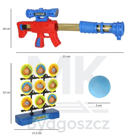 Strzelanie do celu ruchoma tarcza gra zręcznościowa pistolet piłki Strzelanie do celu ruchoma tarcza gra zręcznościowa pistolet piłki