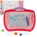 Tablica magnetyczna tablet do rysowania znikopis stempelki różowy XL
