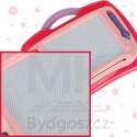 Tablica magnetyczna tablet do rysowania znikopis stempelki różowy XL