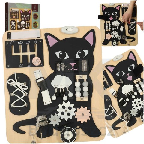 Tablica manipulacyjna sensoryczna Kotek LULILO KICIAO