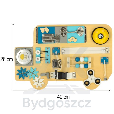 Tablica manipulacyjna sensoryczna LULILO BUSO Tablica manipulacyjna sensoryczna LULILO BUSO