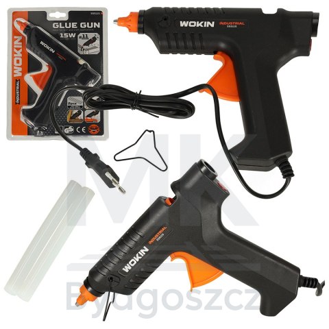 WOKIN Pistolet do kleju klejenia na gorąco 15W + wkłady 11,2mm WOKIN Pistolet do kleju klejenia na gorąco 15W + wkłady 11,2mm