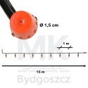Zraszacz ogrodowy kurtyna wodna mgiełka system nawadniania 15m